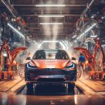 fabrication voitures Tesla usine