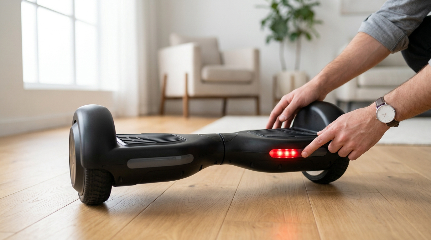 Hoverboard qui clignote rouge ou orange : ce que veut dire chaque voyant